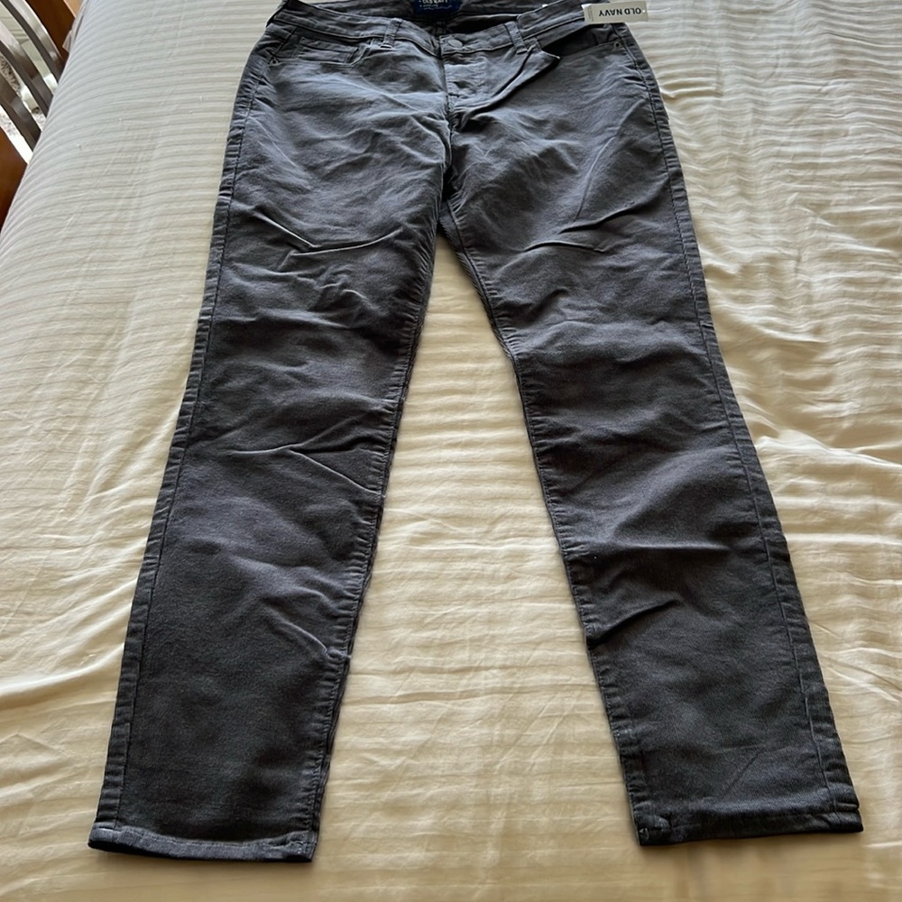 New with tags!  Old navy rock start gray cords size 10